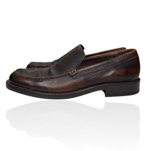 GH Bass & Co‎ Classic Loafers Dress Shoes Mens 9 Leather Red Soles Made In Italy